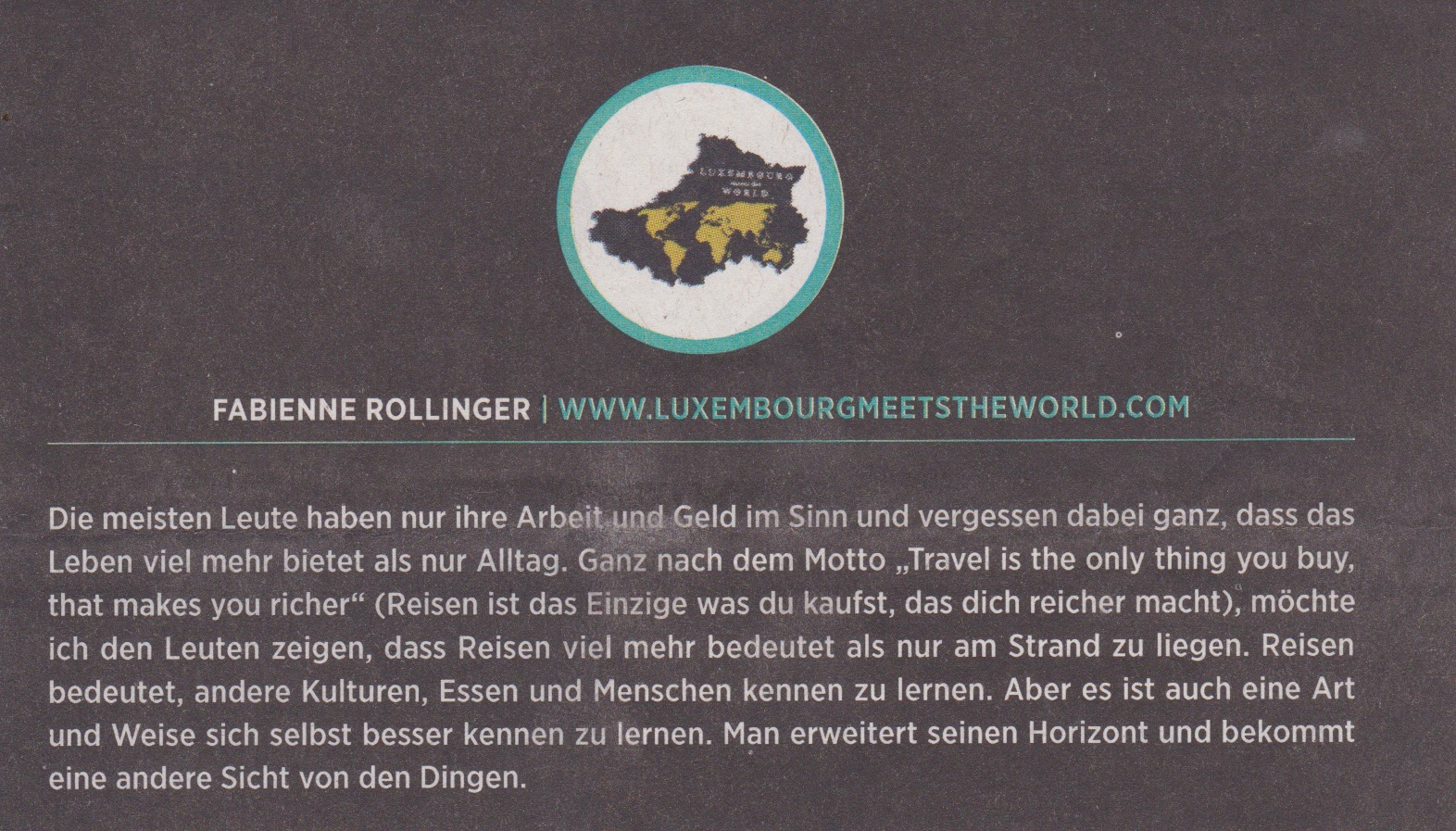 Lëtzebuerger Journal - Luxembourg meets the World